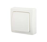Legrand Bouton poussoir avec porte-étiquettes en saillie blanc