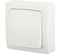Legrand Bouton poussoir avec porte-étiquettes en saillie blanc