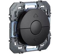 LEGRAND - Commande Volets Roulants dooxie - Interrupteur Mural Tous Types de Volets Roulants, Stores, Stores Bannes - Noir