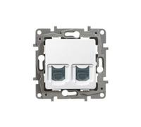 Legrand connecteurs RJ45 775762 - Galea Double prise RJ45 C5E UTP