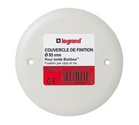 LEGRAND | Couvercle De Finition Rond - Diam. 85 Mm, Batibox, Fixation Par Clips Et Vis, Usage Intérieur Uniquement, Plastique Blanc Sans Halogène