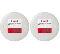 LEGRAND | Couvercle De Finition Rond - Diam. 85 Mm, Batibox, Fixation Par Clips Et Vis, Usage Intérieur Uniquement, Plastique Blanc Sans Halogène (Lot de 2)