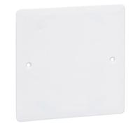 LEGRAND | Couvercle Finition Batibox 100*100, Couvercle Carré Pour Boîte D'Encastrement, Fixation Par Clips Et Vis, Finition Blanche Plastique