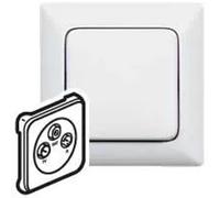 Legrand Creo cache prise d'antenne 3 trous système TV-R-SAT ultra blanc Pro21 776773