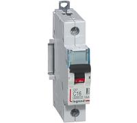 Legrand - Disjoncteur DxÂ³6000 10ka Arrivée Haute Et Départ Bas à Vis 1p 230v à 400v - 16a - Courbe C - 1 Module