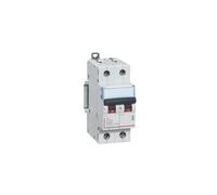 LEGRAND Disjoncteur modulaire 2P 20A courbe C, DX³, 230/400V~, 6000A | 2 pôles, 20A, courbe C, 230to400V~, pouvoir de coupure 6000A/10kA, 2 modules, IP20, montage sur rail DIN