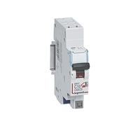 LEGRAND Disjoncteur phase+neutre 10A, DNX³, 1 module, bornes automatiques | 10A, 1 module, phase neutre, courbe C, bornes automatiques, montage sur rail DIN, IP20