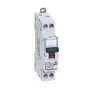 LEGRAND - Disjoncteur Phase + Neutre 230V DNX³ - Pouvoir de Coupure 3000A - 25A Courbe C - Bornes à Vis - 1 Module - Fabriqué En France