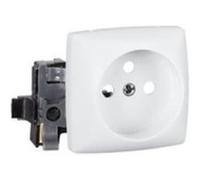 Prise de Courant avec Terre LEGRAND pour Moulure Appareillage Saillie Blanc