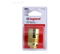 Legrand Douille pour ampoule E14 acier laitonné sans bague