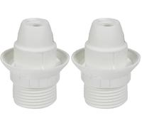 Legrand - Douille pour ampoule E14 - polyamide blanc (Lot de 2)