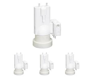 Legrand - Douille provisoire - fiche D tachable, Blanc (Lot de 4)