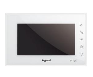 LEGRAND, Easykit 365225 Interface vidéo WiFi, écran couleur haute brillance 7", touches tactiles, connexion smartphone, contrôle par application, réglage de la luminosité, du volume, affichage couleur