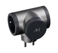 LEGRAND | Fiche 2 prises latérales rotatives 16A 3680W et 2 ports USB type C charge rapide, protection enfant intégrée, finition aluminum