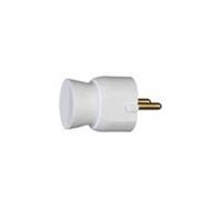 Legrand Fiche blanche à angle droit 2P IP20 Plastique - 050316 [25 Pièces]