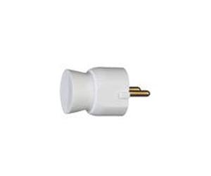 Legrand Fiche blanche à angle droit 2P IP20 Plastique - 050316 [25 Pièces]