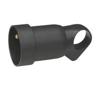 LEGRAND Fiche femelle Annela - 2 phases + terre - noir