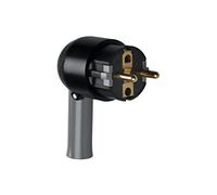 LEGRAND Fiche mâle 2P+T, sortie latérale, noir, 16A 250V IP20