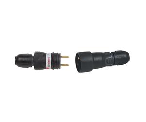 LEGRAND - Fiche mâle caoutchouc 2P+T 16A IK08 connexion auto IP44 avec étiquette Gencod avec Prolongateur caoutchouc 2P+T 16A IP44 IK08 connexion auto - étiquette Gencod