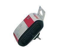 Legrand - Fiche multiprise 4 prises de courant 2P 6A 230V avec sorties latérales - noir - 050651