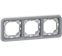 Legrand FR CADRE DE COUVERTURE. 3 FOIS HORIZ.GR (069687)