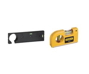 LEGRAND - Gabarit de Pose Pour Boite Encastrement Batibox - Avec Niveaux à Bulle & STANLEY - Niveau Magnétique de Poche - 042130