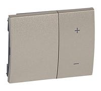 Legrand galea life - Touche + régulateur pulsation 600w galea titane