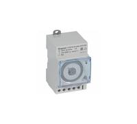 Legrand - Horloge automatique à cadran analogique - programme hebdomadaire - 3 modules