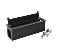 LEGRAND, Incara Top Access 654875 Organisateur de câbles, encastrable pour multiprise, 12 modules, gestion des câbles, pliable, longueur : 385 mm, largeur : 130 mm, hauteur : 2,2 mm, profondeur