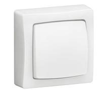 LEGRAND Inter Commutateur ou poussoir 10 A OTEO de surface blanc 086001E | Interrupteur-commutateur 10AX ou bouton-poussoir 10 A, gamme OTEO, mécanisme de surface, blanc, 086001E