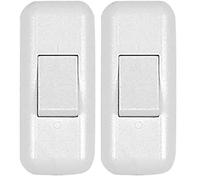 Legrand - Interrupteur à bascule pour lampe - bipolaire - blanc (Lot de 2)