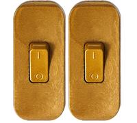 Legrand - Interrupteur à bascule pour lampe - bipolaire - blister - vieil or (Lot de 2)