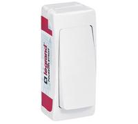 Legrand Poussoir 097609 – version étroite, appareillage saillie, blanc