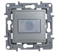 LEGRAND Interrupteur automatique 400W Niloé gris avec enjoliveur finition argent