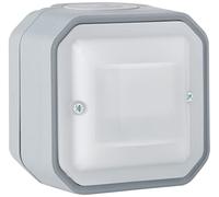 Legrand - Interrupteur automatique étanche Plexo câblage 2 fils sans Neutre livré complet pour montage en apparent gris