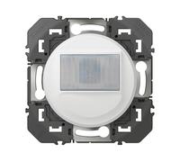 LEGRAND | Interrupteur Automatique Universel Composable Sans Neutre 100W Led Dooxie Blanc, Détecteur De Mouvement Infrarouge Passif, Commande À Distance Possible, Sensibilité Et Luminosité Ajustables