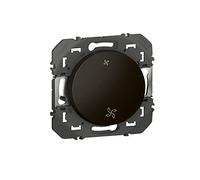 Legrand - Interrupteur commande VMC dooxie finition noir - emballage blister