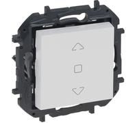 Legrand Interrupteur de commande de store enrouleur Niloe Step à 3 positions - blanc 863144B