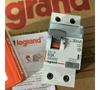 Interrupteur différentiel DX³-ID 2P 230V 63A type A 30 mA - LEGRAND - 411556