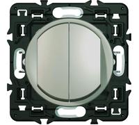 LEGRAND Interrupteur double Céliane 10A enjoliveur