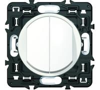 Double interrupteur va et vient Legrand CELIANE blanc