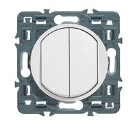 Double interrupteur va et vient Legrand CELIANE blanc