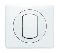 Legrand - Interrupteur ou va-et-vient avec plaque Céliane Soft étanche - 10A - Blanc