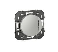 Interrupteur avec voyant témoin LEGRAND Dooxie 10AX aluminium
