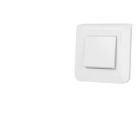 LEGRAND | Interrupteur Ou Va-Et-Vient Mosaic, Blanc Complet Avec Plaque, Raccordement Par Bornes Automatiques, Finition Brillante, Fixation À Vis