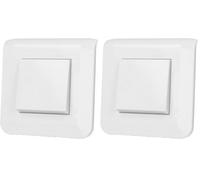 LEGRAND | Interrupteur Ou Va-Et-Vient Mosaic, Blanc Complet Avec Plaque, Raccordement Par Bornes Automatiques, Finition Brillante, Fixation À Vis (Lot de 2)