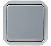 Legrand - Interrupteur ou va-et-vient témoin étanche Plexo 10A à équiper d'un boitier ou plaque support finition gris