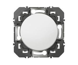 LEGRAND | Interrupteur permutateur Dooxie, Blanc, pour l'ajout d'un troisième point de commande, installation encastrée, fixation à vis