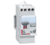 Legrand Interrupteur différentiel bipolaire Type AC 30 mA 40 A arrivée haut/départ haut bornes à vis