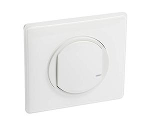 Legrand - Interrupteur sans fil supplémentaire pour installation connectée Céliane with Netatmo avec plaque Laqué Blanc